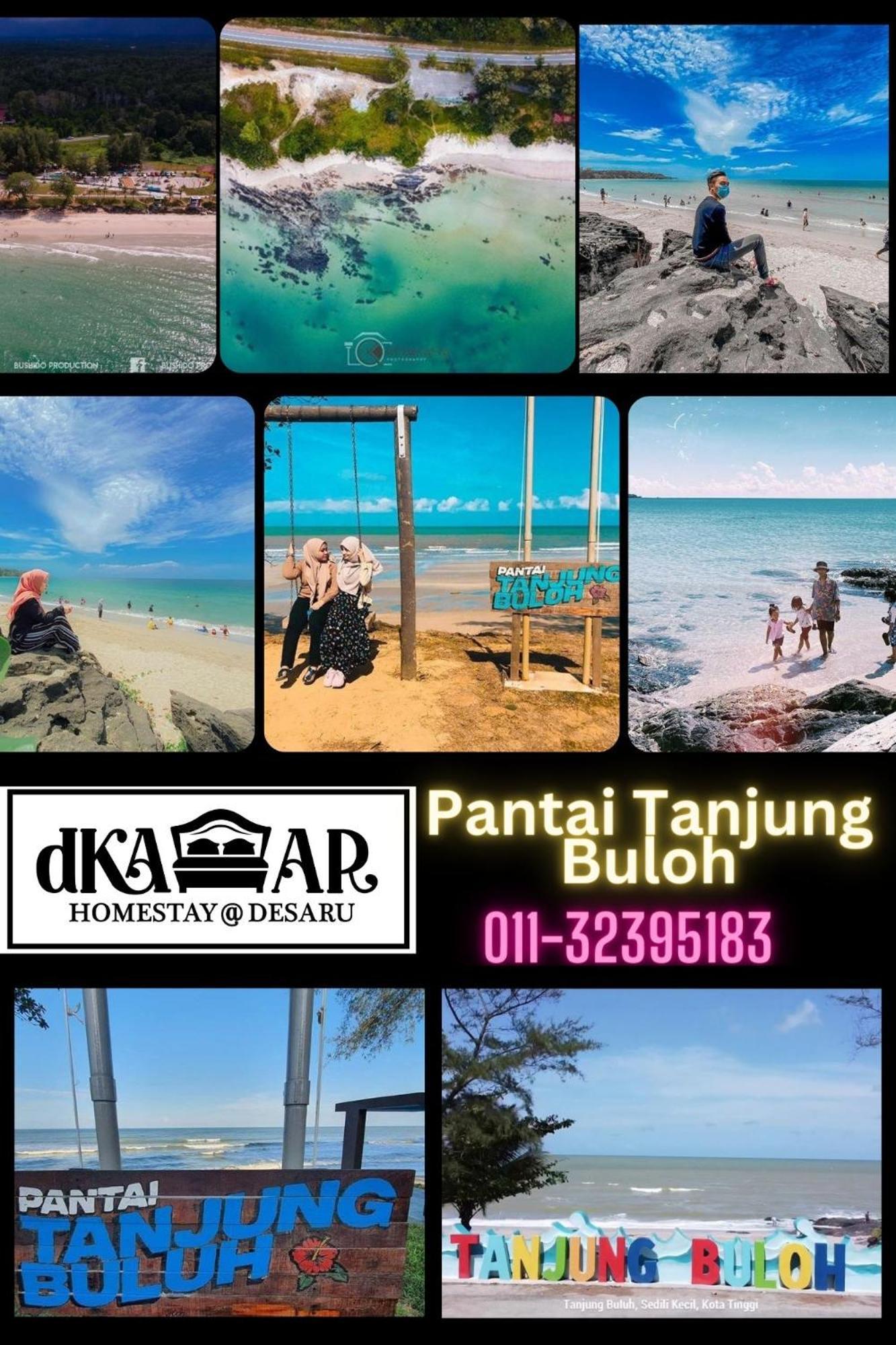 Dkamar Homestay At Desaru, Fully Aircond, Wifi, Coway, Street View 4 Min To Desaru Beach Kangkar Chemaran Dış mekan fotoğraf